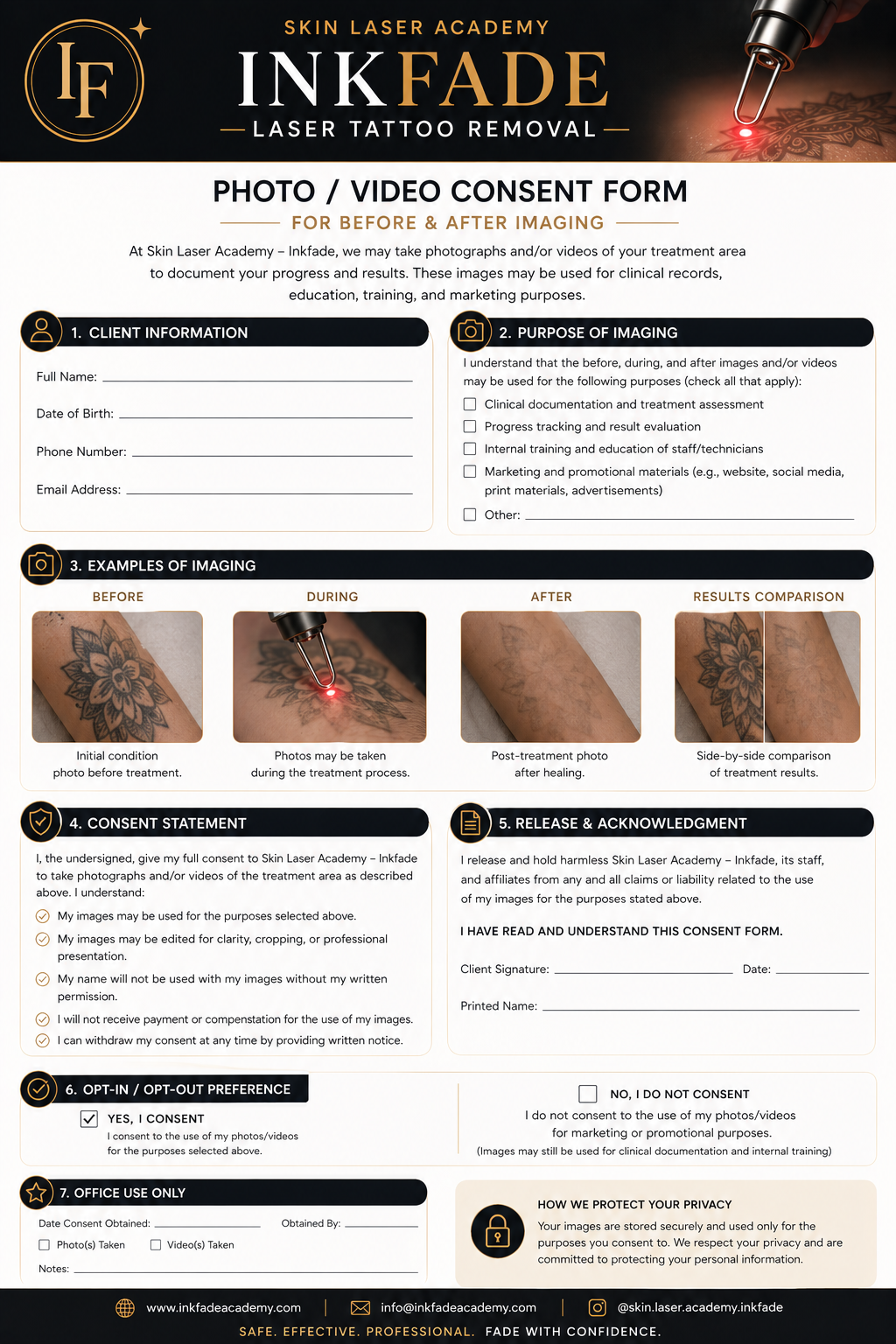 Photo/Video Consent Form preview